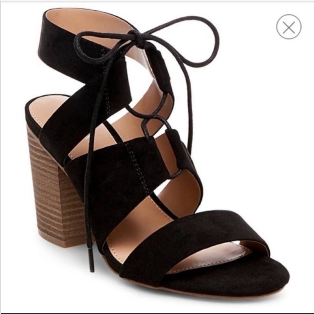 Laced up heels